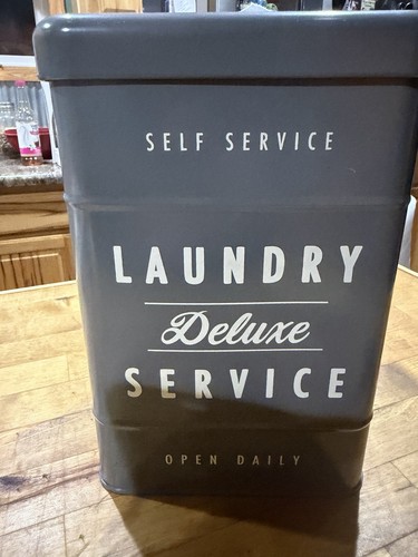 Farmhouse laundry tin - laundry,